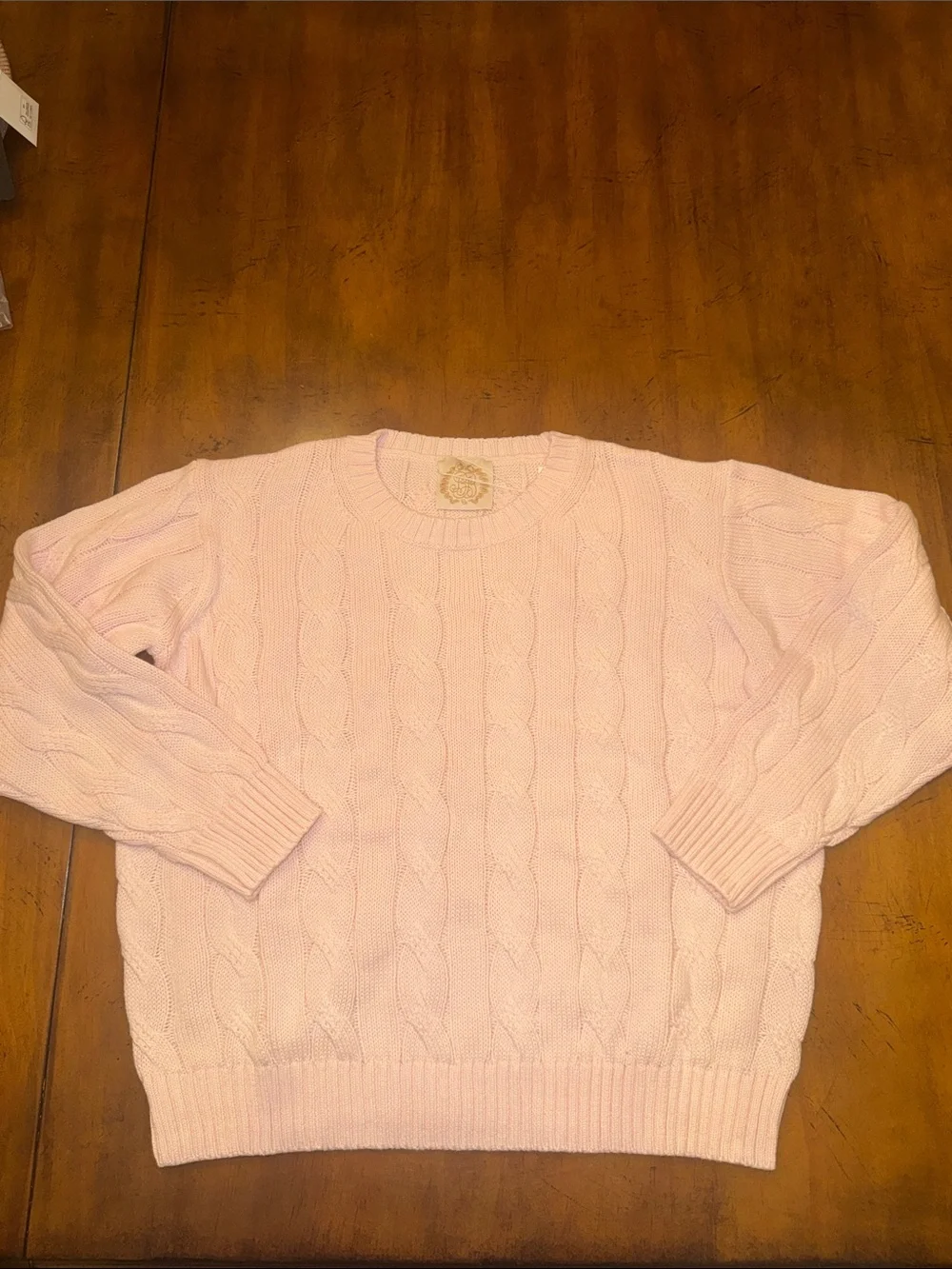 NWT TBBC Crawford Crewneck - Palm Beach Pink - size 12